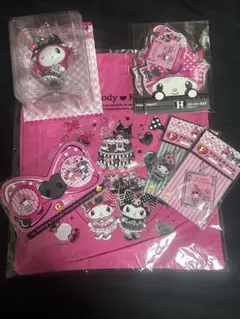 マイメロディ・クロミ 10周年記念グッズセット　一番くじ