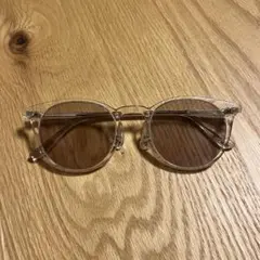 Zoff 紫外線99.9%UVカット ヴィンテージ ボストン型サングラス