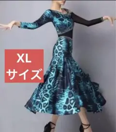 美品‼️社交ダンスワンピースu0026ドレス(A) XLサイズ