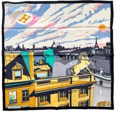 新品未使用✨HERMES エルメス　ミッドナイトフォーブル　カレ65 ネイビー 新品未使用✨HERMES エルメス ミッドナイトフォーブル カレ65