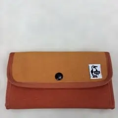 美品　CHUMS チャムス　長財布　オレンジ
