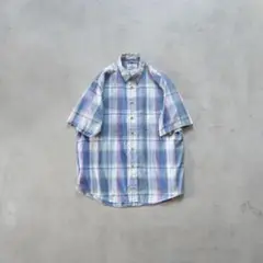 "417 by VAN HEUSEN" used Plaid s/s shirt