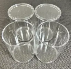無印　アクリル円筒ケース