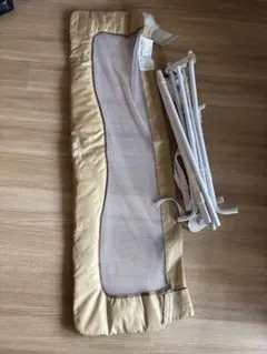 ベージュ メッシュ ベッドガード