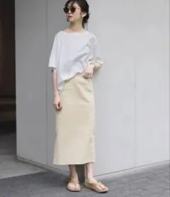 SLOBE IENA 【A BLENDS】別注コーデュロイスカート