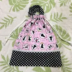 ハンドメイド お着替え袋体操服袋　アリス
