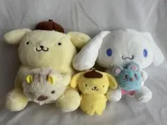 サンリオ　シナモンロール　ポムポムプリン　ぬいぐるみ