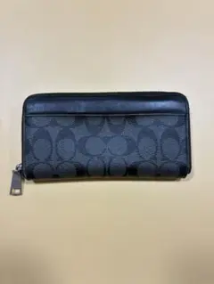 COACHコーチ ブラック レザー 長財布