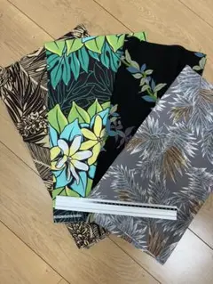 ハワイアンファブリック　ダーク系