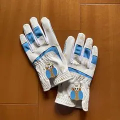 ★新品未使用★ゴルフグローブ Mサイズ ホワイト/ブルー