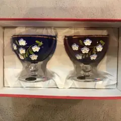 お値下げ！ボヘミアグラス　夫婦