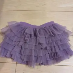 devirock フリルスカパン 90サイズ 紫