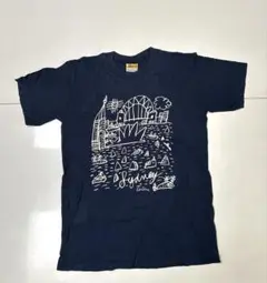 Ken Done オーストリア　イラスト　プリント　Tシャツ ネイビー