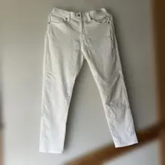 ホワイトデニム　クロップドパンツ ジーユー　Mサイズ