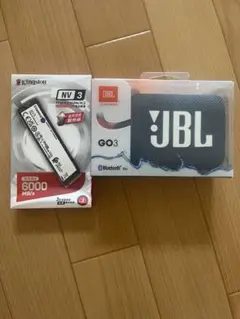 Kingston NV3 6000MB/s 500gb & JBL GO3セット
