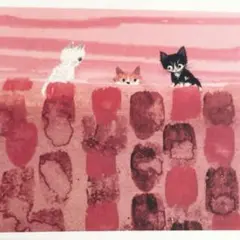 渡辺あきお　『花のように燃える愛』　 版画　直筆サイン入り　証明書付き AKIO005b.jpg