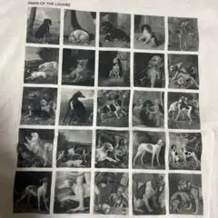 ルーヴル美術館 UT 犬　dog PAWS OF LOUVRE Tシャツ