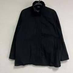 即納 JOURNAL STANDARD スタンドカラーシャツジャケット ブラック