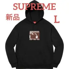 SUPREME / DOG EAT DOG パーカー ステッカー付 Lサイズ