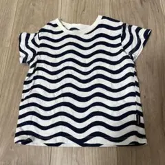 ユニクロ　マリメッコ　ボーダーTシャツ　90