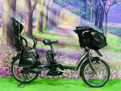 ❷ 4611子供乗せ電動自転車ヤマハ3人乗り新品20インチ良好バッテリー
