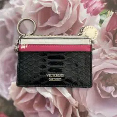 Victoria's Secret ミラーつきクロコダイル風カードケース　訳アリ