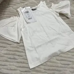 白シャツ トップス 肩出し 100cm