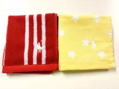 【ラスト1点】ラルフローレン ミニタオル ハンカチ ２枚セット タオルのみ