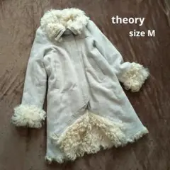 セオリー theory 上質リアルムートンコート 羊毛 毛皮