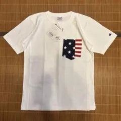 Champion✖️TAKEO KIKUCHI アメリカ国旗ポケット Tシャツ M