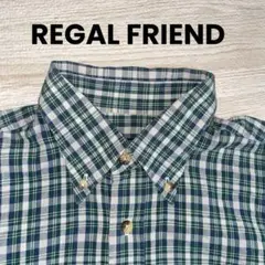 REGAL FRIEND リーガル　シャツ　チェックシャツ　半袖シャツ
