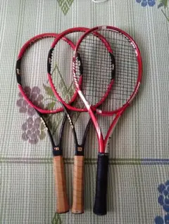 Wilson Pro Staff2本、ブリジストン1本