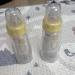ピジョン哺乳瓶 200ml クリア/イエロー