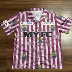 藤枝MYFC ストライプ柄シャツ　アロハシャツ　Ｊリーグ　Ｊ1 サッカー