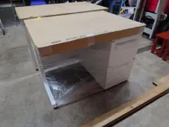 新品未開封 オカムラ アドバンス 3V106P MX61 片袖机 幅100cm