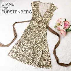✨Diane von Furstenberg✨カシュクール ワンピース シルク