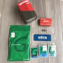 スノーボード用アイロンとGALLIUMワックスとswixブラシ
