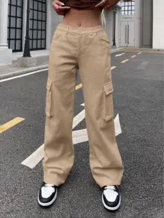 SHEIN(シーイン)カーゴパンツ ベージュ