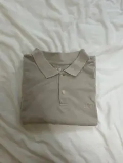 GAP 、ロゴポロシャツ ベージュ Lサイズ