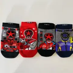 ブンブンジャー　　キッズソックス　4足セット
