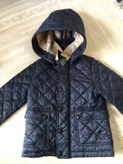 ★美品★バーバリー/ネイビーアウター80