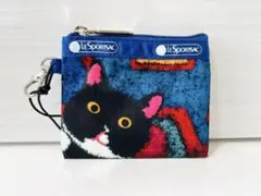 レスポートサック　NEWNEW 猫柄　小銭入れ