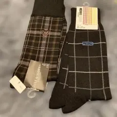 LYLE & SCOTT チェック柄ソックス 25~27cm＆ミチコロンドン