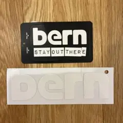 bern STAY OUT THERE ステッカー