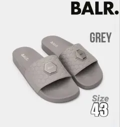新品 定価1.6万円 BALR. サンダル 42 ブラック ロゴ 新品 定価1.6万円 BALR. サンダル 42 ブラック ロゴ サンダル