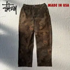 USA製 希少 OLD STUSSY フラワーパターン パンツ 花柄 30