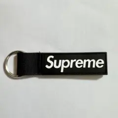 Supreme Webbing Keychain キーホルダー　黒