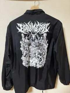 BRAINDEATH コーチジャケット 袖破れあり Mサイズ