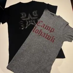 DIESEL ブラック ＆グレーTシャツ 2枚SET