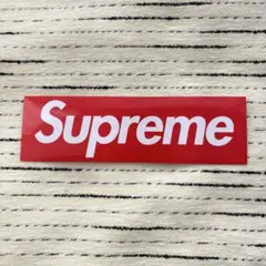 Supreme ロゴ ステッカー 赤